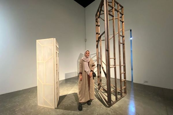 Afra Al Dhaheri artworks at Green Art Gallery Dubai | Photos
