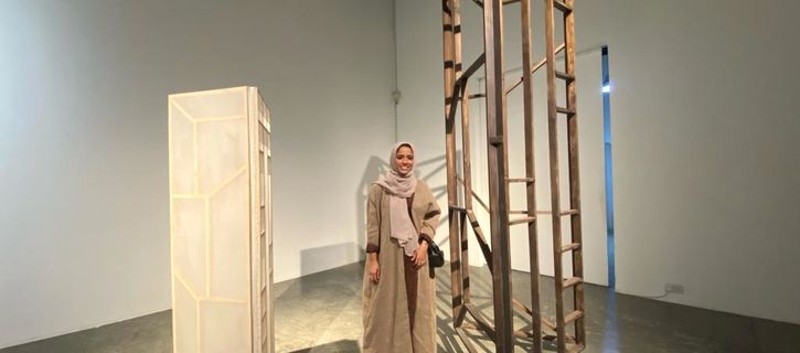 Afra Al Dhaheri artworks at Green Art Gallery Dubai | Photos