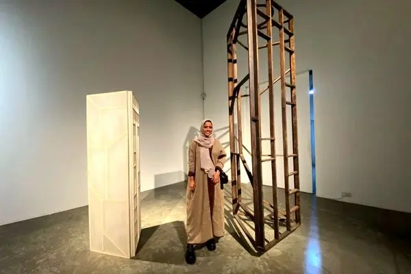 Afra Al Dhaheri artworks at Green Art Gallery Dubai | Photos