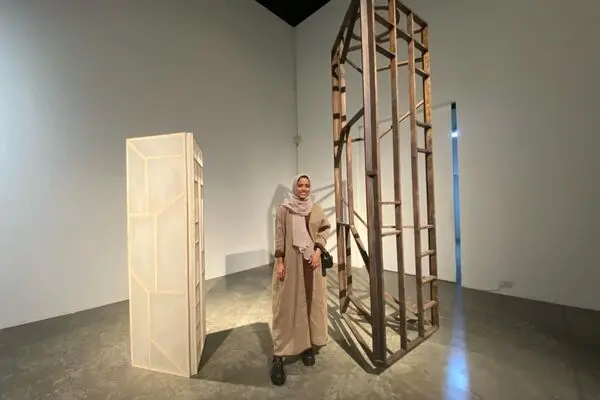 Afra Al Dhaheri artworks at Green Art Gallery Dubai | Photos
