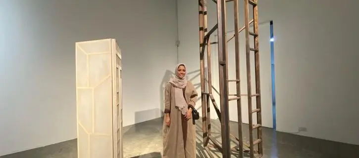 Afra Al Dhaheri artworks at Green Art Gallery Dubai | Photos