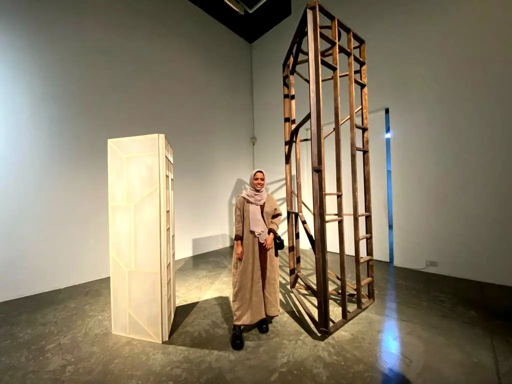 Afra Al Dhaheri artworks at Green Art Gallery Dubai | Photos