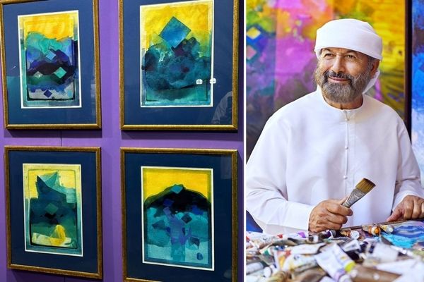 The works of Abdul Qader Al Rais are on view in Germany