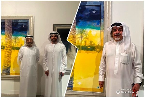 Etihad Modern Art Gallery with the artistic family of Abdul Qader Al Rais at Abu Dhabi Art 2023 | Photos