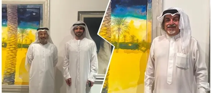 Etihad Modern Art Gallery with the artistic family of Abdul Qader Al Rais at Abu Dhabi Art 2023 | Photos