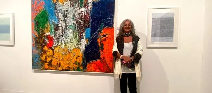 Salwa Zeidan Gallery at Abu Dhabi Art 2023 | Photos