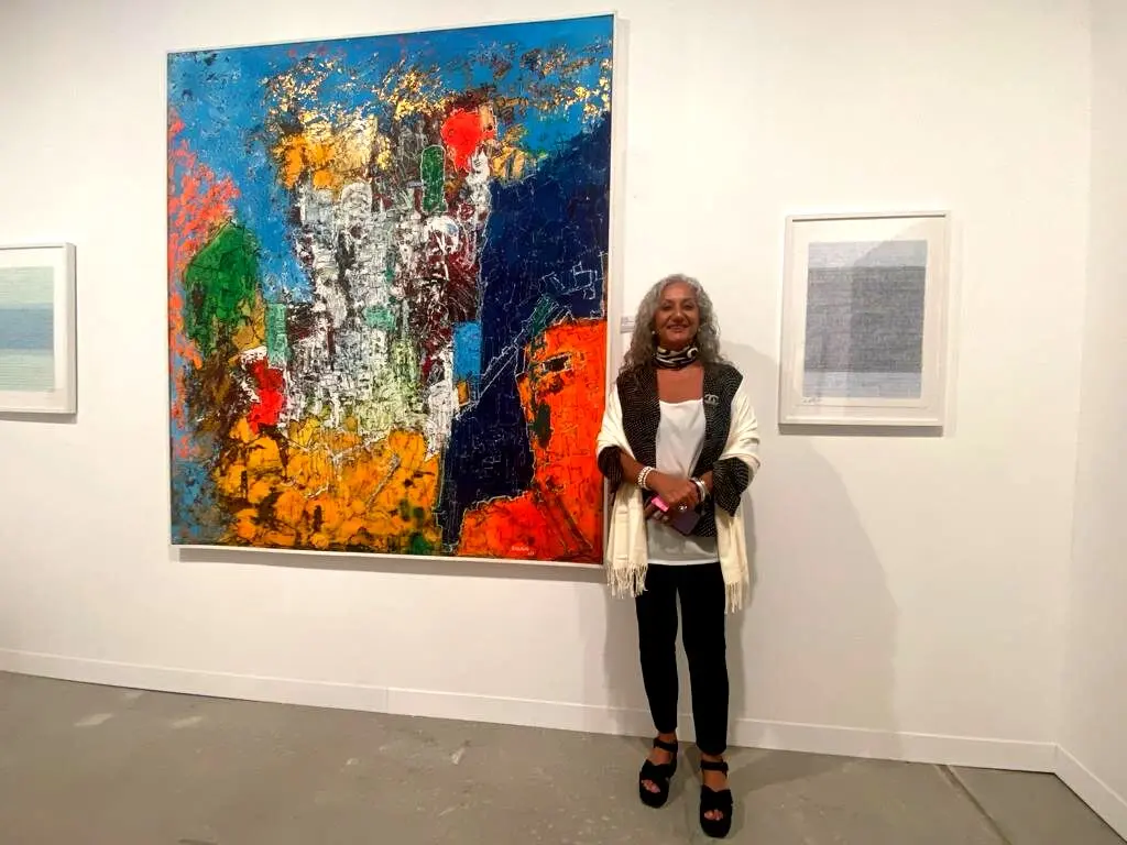 Salwa Zeidan Gallery at Abu Dhabi Art 2023 | Photos