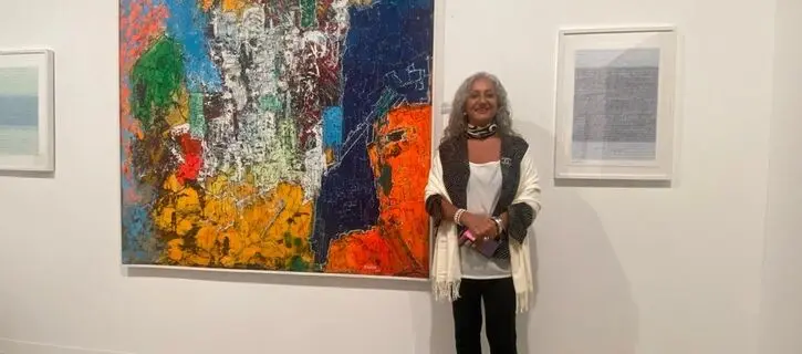 Salwa Zeidan Gallery at Abu Dhabi Art 2023 | Photos