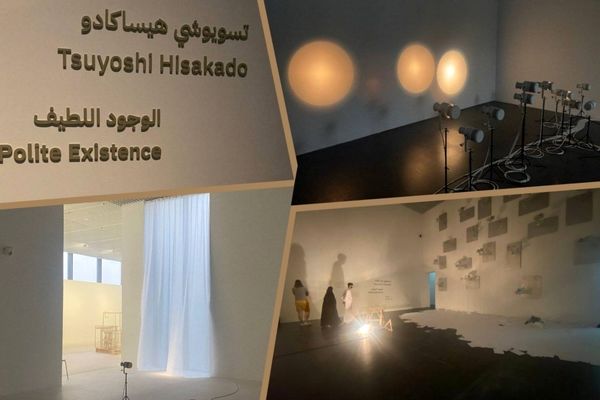 Tsuyoshi Hisakado with sound, light, sculpture, drawing and installations at Jameel Arts Centre | Video