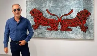 Mehrdad Fallah and the “Lion or Tails” Paintings / Innovation within Tradition / Mehrdad and the Act of Moving between Seeing and Reading