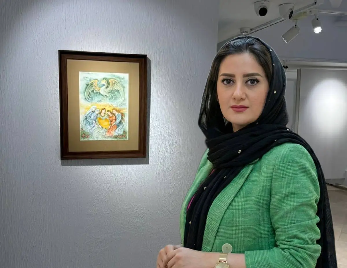 Sanaz Zolfaghari with a Tribute to the Homeland in the Raha Gallery Middle East Collection / Video