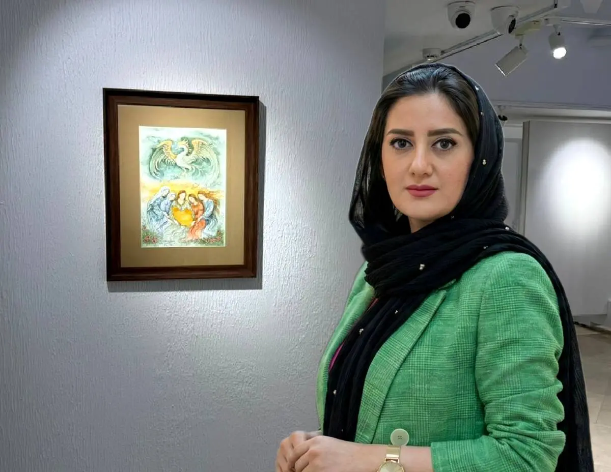 Sanaz Zolfaghari with a Tribute to the Homeland in the Raha Gallery Middle East Collection / Video