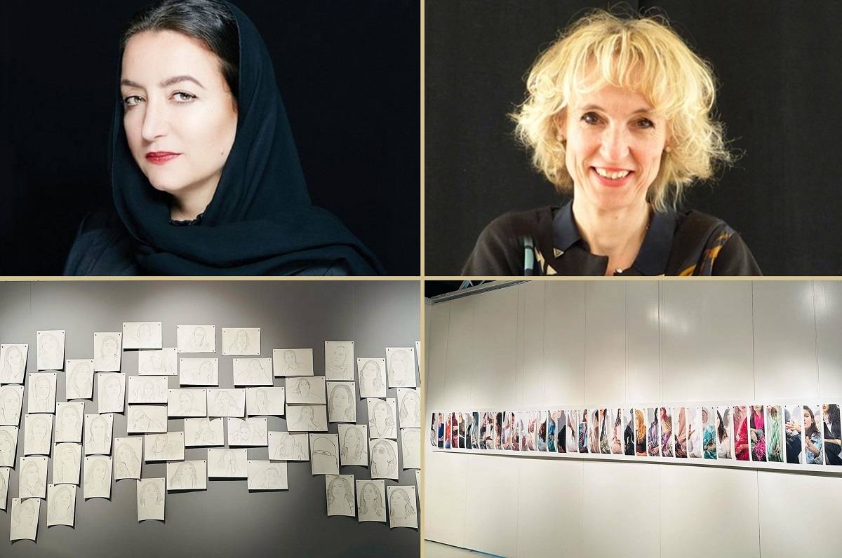 The works of Dania Al-Saleh and Catherine Geffler inspired by Riyadh women’s lives at L'Art Pur Foundation