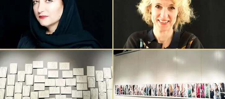The works of Dania Al-Saleh and Catherine Geffler inspired by Riyadh women’s lives at L'Art Pur Foundation