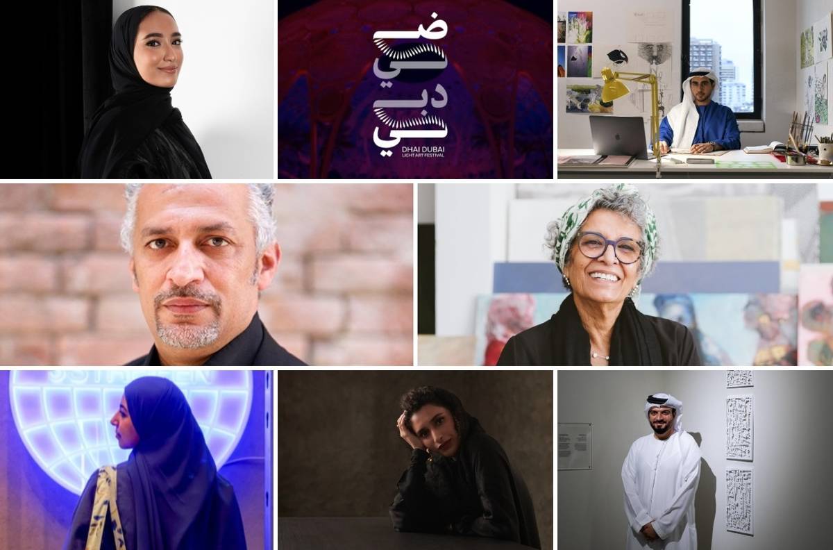 7 Emirati artists illuminate the second edition of Dhai Dubai