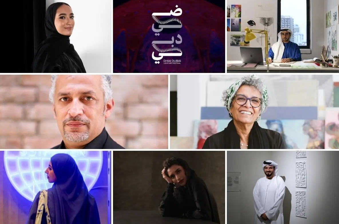 7 Emirati artists illuminate the second edition of Dhai Dubai