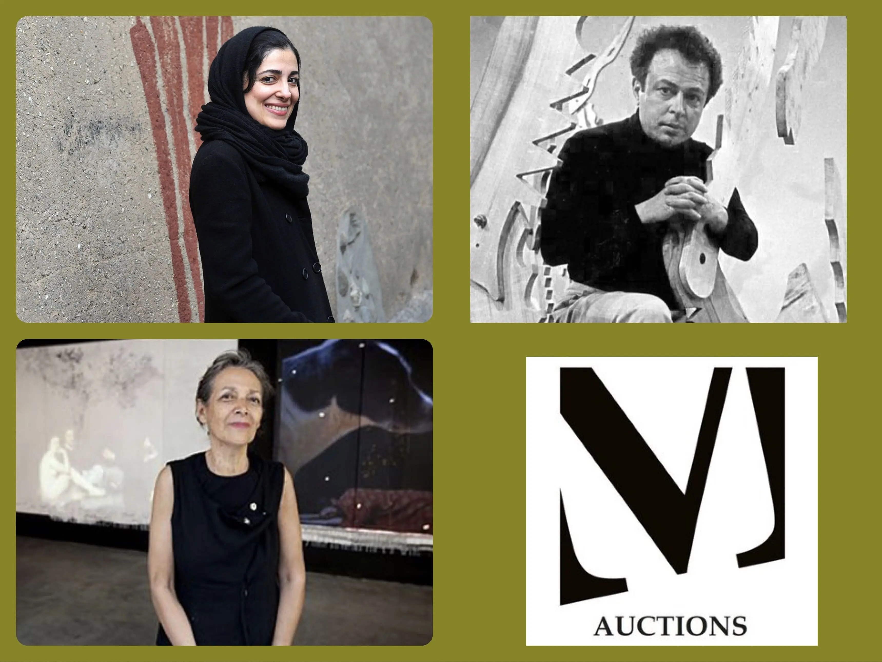 IRANIAN ABASTRACTION EXHIBITION With Golnaz Fathi, Farideh Lashai, Mohsen Vaziri Moghaddam
 
