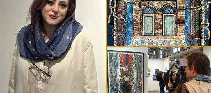 Bita Vakili’s Paintings at Frankfurt, Moscow Art Fairs