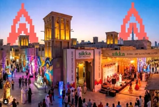 Dubai’s oldest streets have turned into an open-air gallery as part of the Sikka Art & Design Festival 2026