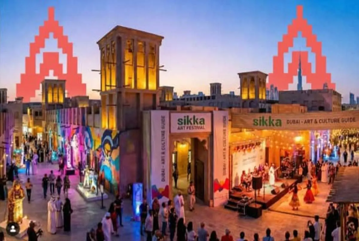 Dubai’s oldest streets have turned into an open-air gallery as part of the Sikka Art & Design Festival 2026