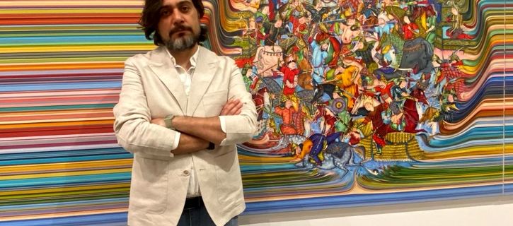 Arash Nazari Paintings at Leila Heller Gallery Dubai - photos