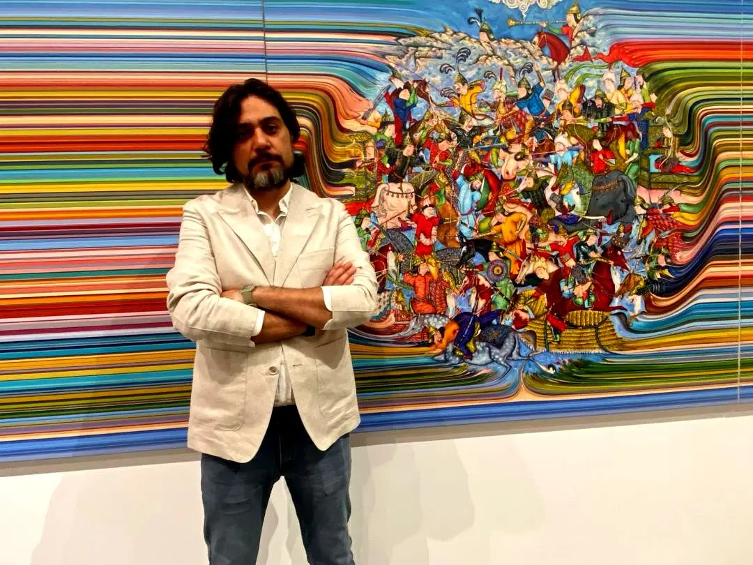 Arash Nazari Paintings at Leila Heller Gallery Dubai - photos