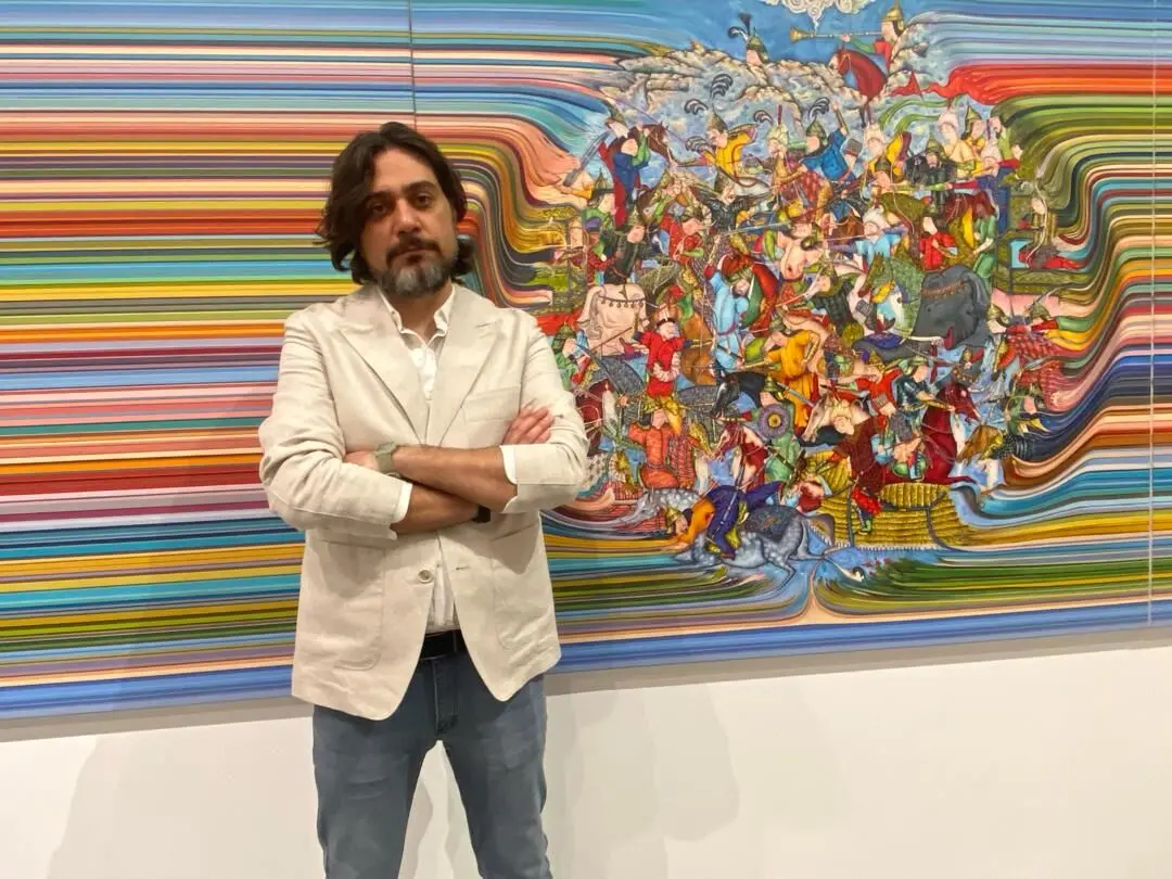 Arash Nazari Paintings at Leila Heller Gallery Dubai - photos