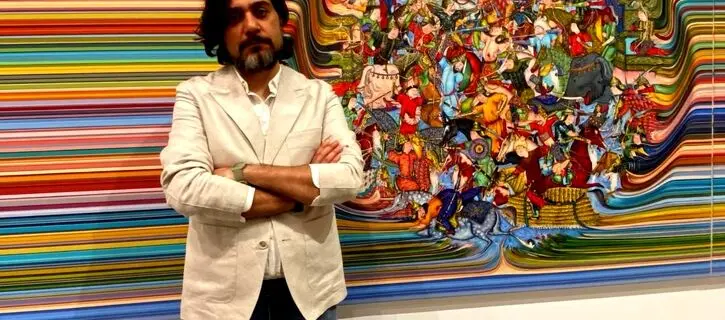 Arash Nazari Paintings at Leila Heller Gallery Dubai - photos
