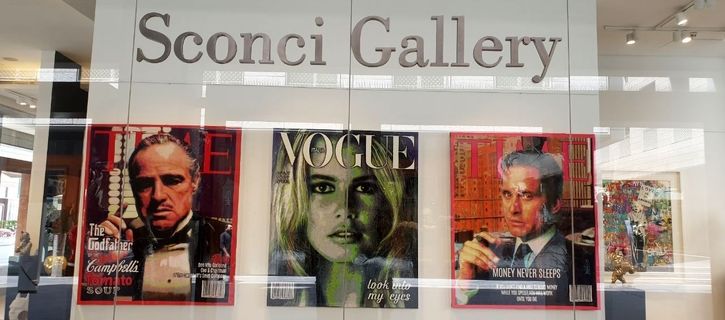 Marlon Brando, Monica Bellucci and Sean Connery at Sconci Gallery | Video