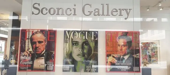 Marlon Brando, Monica Bellucci and Sean Connery at Sconci Gallery | Video
