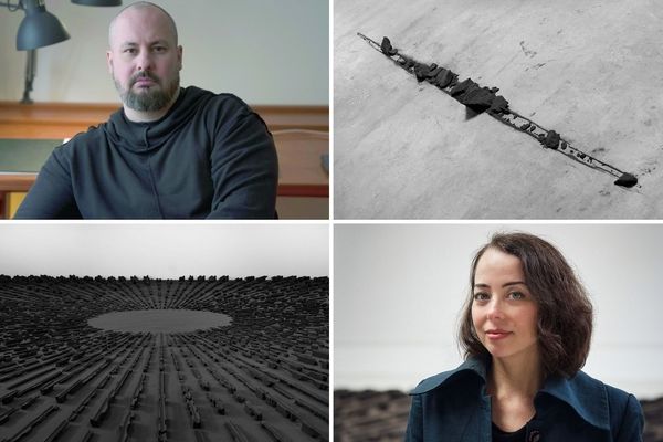 Muhannad Shono: The Ground Day Breaks curated by Nat Muller at Athr Gallery - Video