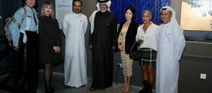 Between Sands and Stars’s exhibition curated by Narges Soleimanzadeh at the UPSTAIRS GALLERY Dubai 