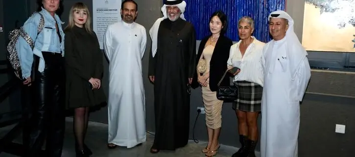 Between Sands and Stars’s exhibition curated by Narges Soleimanzadeh at the UPSTAIRS GALLERY Dubai 