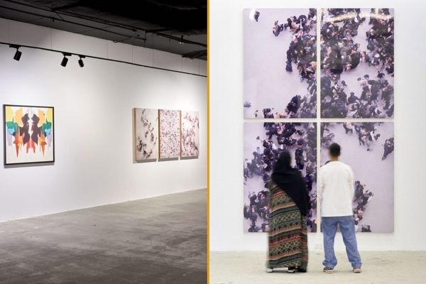 A duo exhibition by Random International and Addie Wagenknecht at ATHR Gallery - in pictures