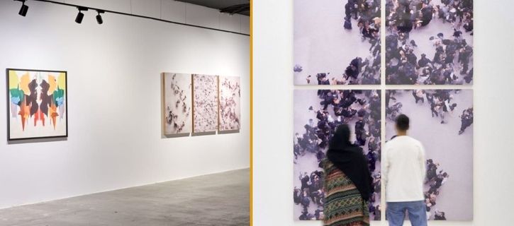 A duo exhibition by Random International and Addie Wagenknecht at ATHR Gallery - in pictures