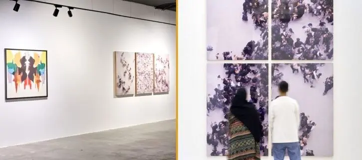 A duo exhibition by Random International and Addie Wagenknecht at ATHR Gallery - in pictures