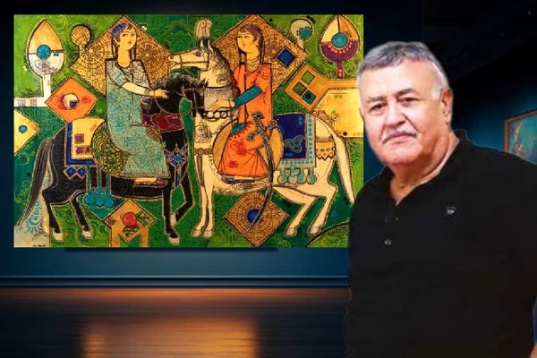 A Masterpiece by Sadegh Tabrizi in the Raha Gallery Middle East Collection