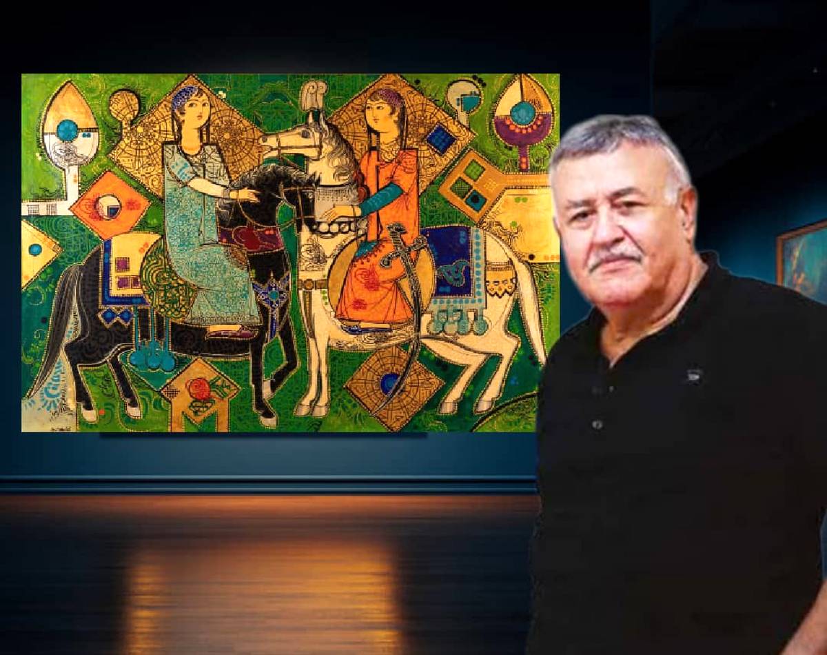 A Masterpiece by Sadegh Tabrizi in the Raha Gallery Middle East Collection