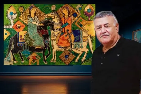 A Masterpiece by Sadegh Tabrizi in the Raha Gallery Middle East Collection