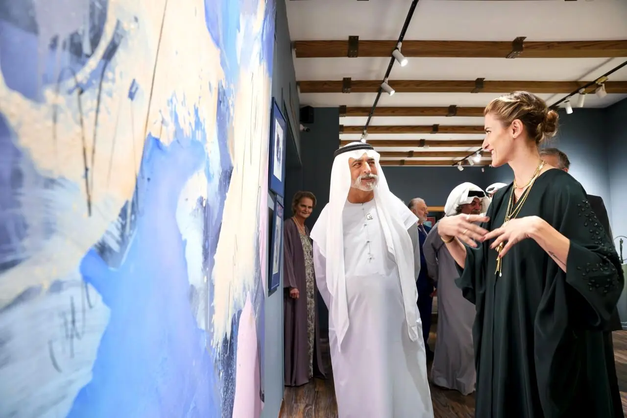 Sarah Sky’s Art Exhibition at Etihad Modern Art Gallery Abu Dhabi  