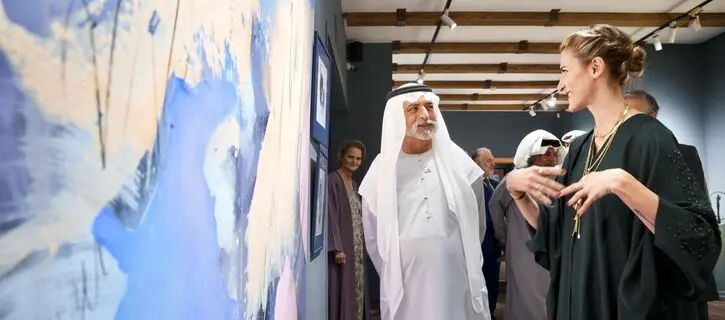 Sarah Sky’s Art Exhibition at Etihad Modern Art Gallery Abu Dhabi  