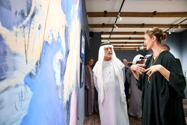 Sarah Sky’s Art Exhibition at Etihad Modern Art Gallery Abu Dhabi  
