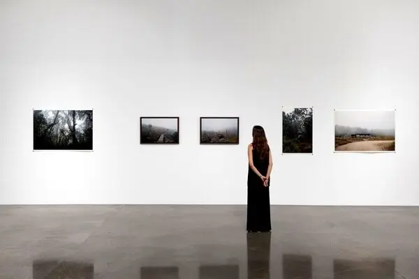 ‘Everyman’s Mountain’ by Omar Al Gurg is on view at Lawrie Shabibi