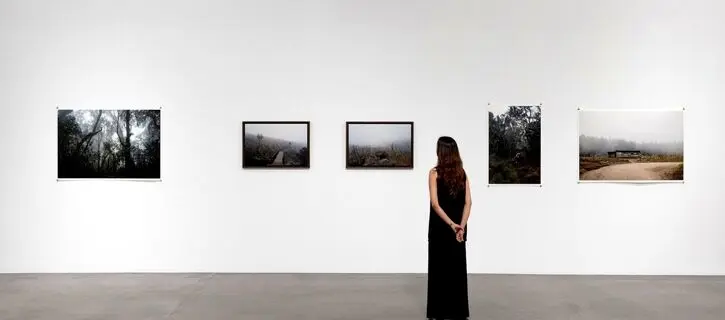 ‘Everyman’s Mountain’ by Omar Al Gurg is on view at Lawrie Shabibi