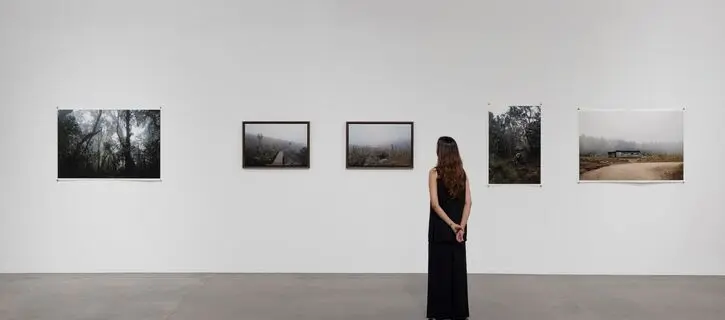 ‘Everyman’s Mountain’ by Omar Al Gurg is on view at Lawrie Shabibi