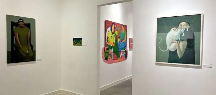 Photos: “Afterimage” duo exhibition by Noor Bseiso and Annie Kurkdjian at Wadi Finan Art Gallery