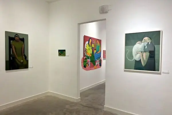 Photos: “Afterimage” duo exhibition by Noor Bseiso and Annie Kurkdjian at Wadi Finan Art Gallery
