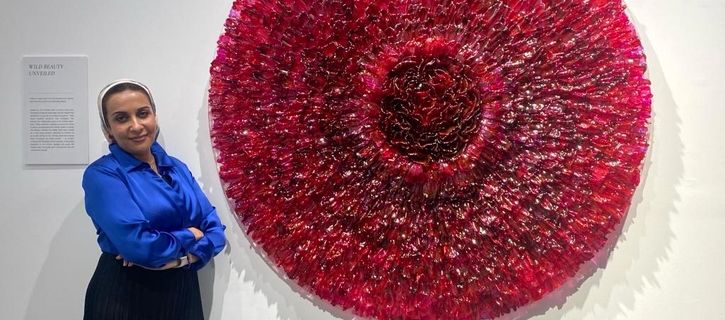Solo Exhibition of Yousra Wahba at Firetti Contemporary Gallery Dubai - Photos