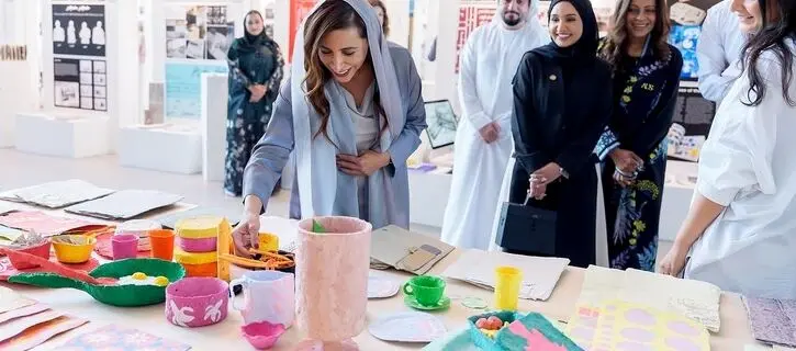 Video: Sheikha Bodour Al Qasimi inaugurates 'Six Degrees' exhibition