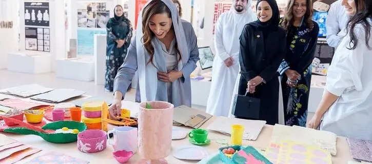 Video: Sheikha Bodour Al Qasimi inaugurates 'Six Degrees' exhibition